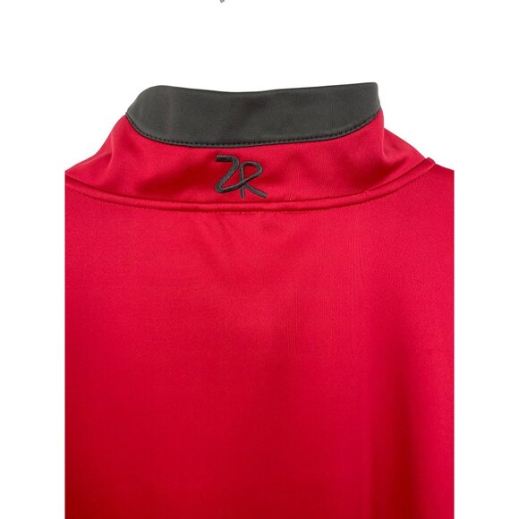 Eisenhower GC USAFA Zero Restrictions Red Pullover 1/4 Zip Mens XL *FLAW - Picture 5 of 8